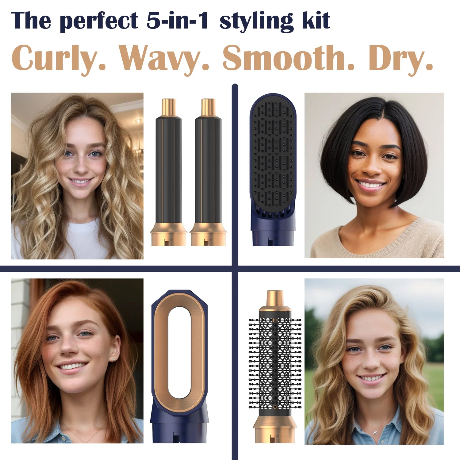 GLAMOSTYLER™ New 5-in-1 Professional Hair Styling Dyson